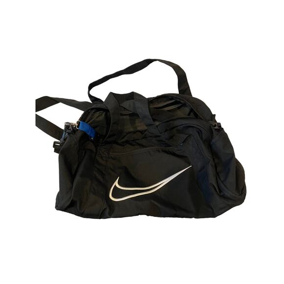 Nike Blue Black Duffel Gym Bag 18"x10"x8"